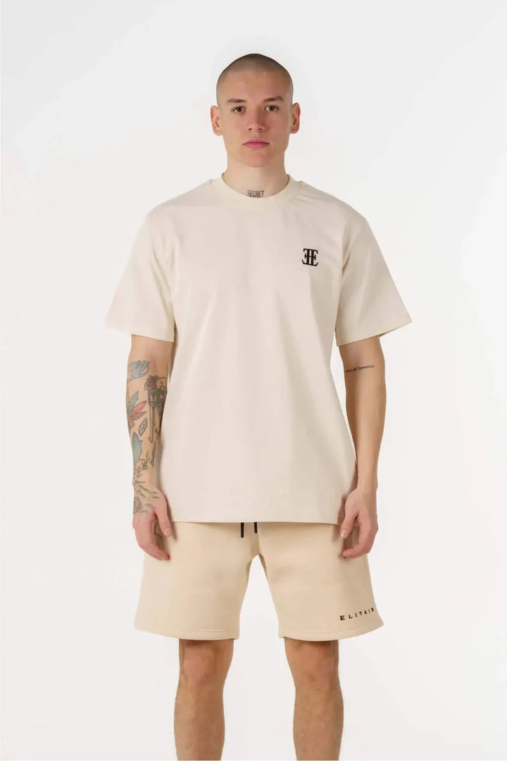 Signature drop Şort  Set – Bej