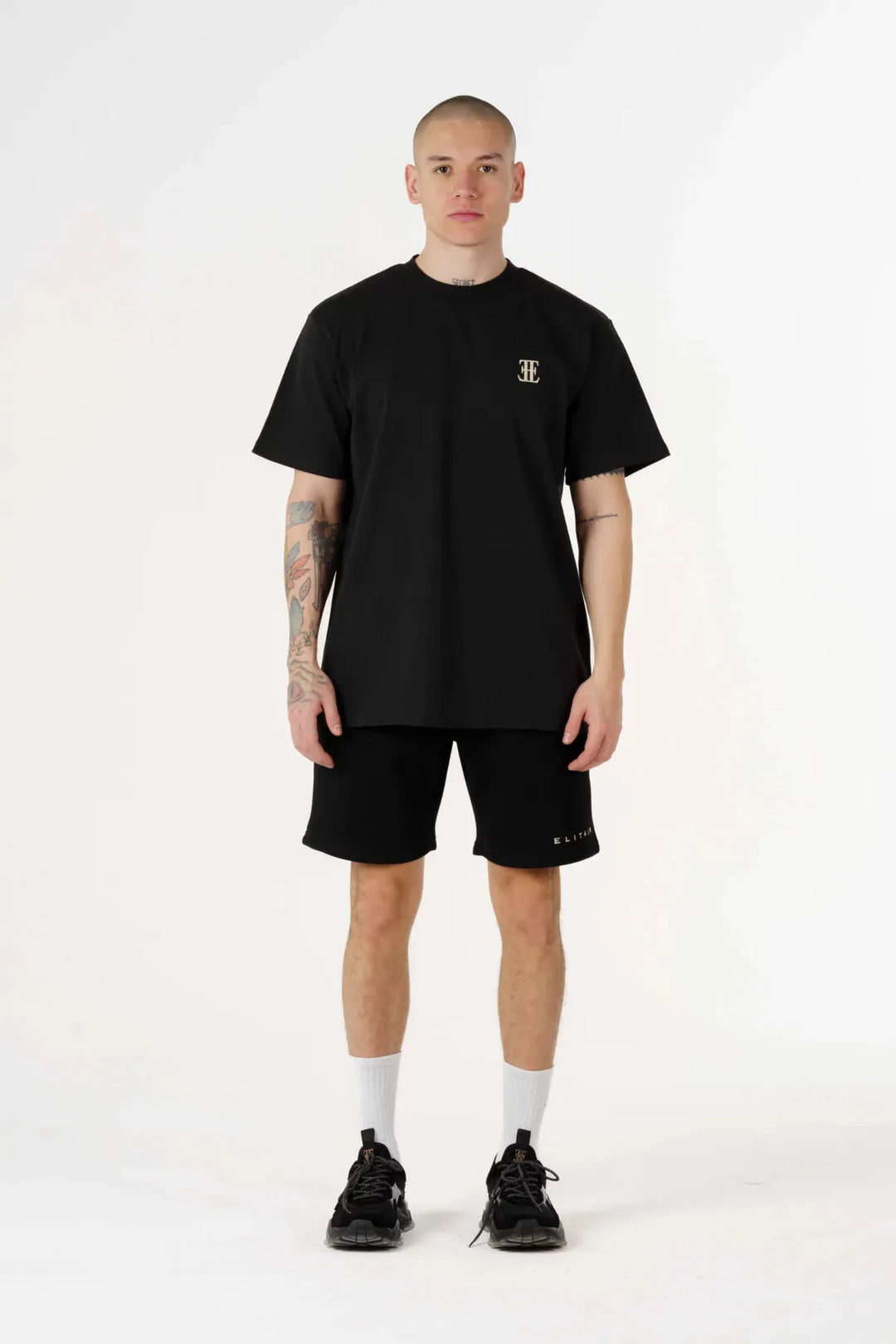 Signature drop Şort Set –  Siyah