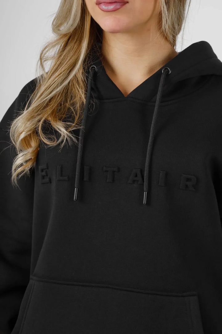 Signature Drop Kapüşonlu  – Siyah
