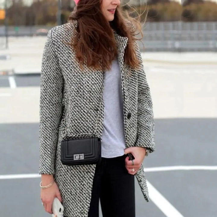 Claudia - Stylish Wool Coat for Autumn and Winter