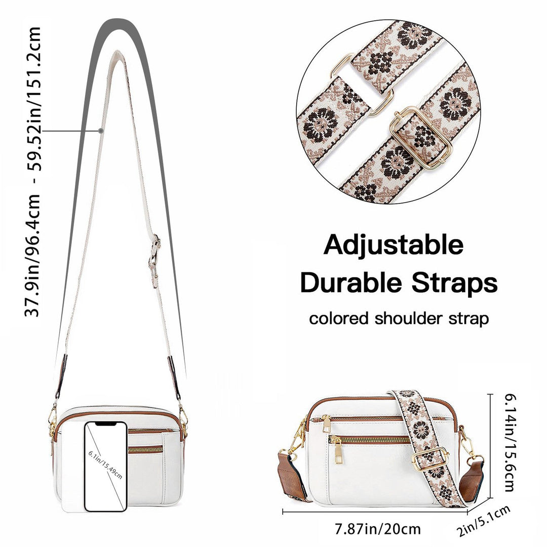 Camille™ Refined Leather Shoulder Bag