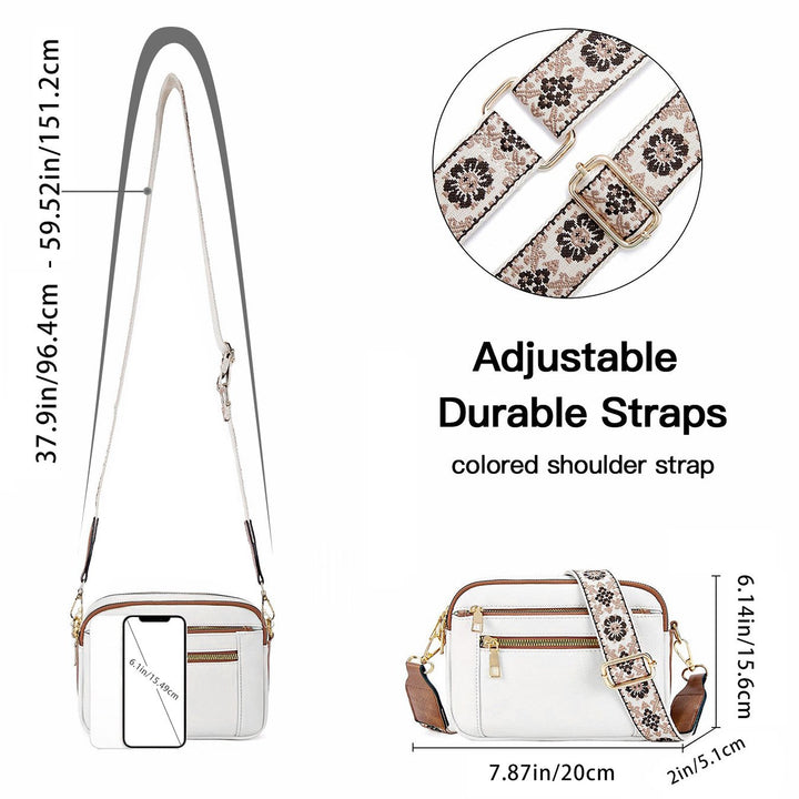 Camille™ Refined Leather Shoulder Bag