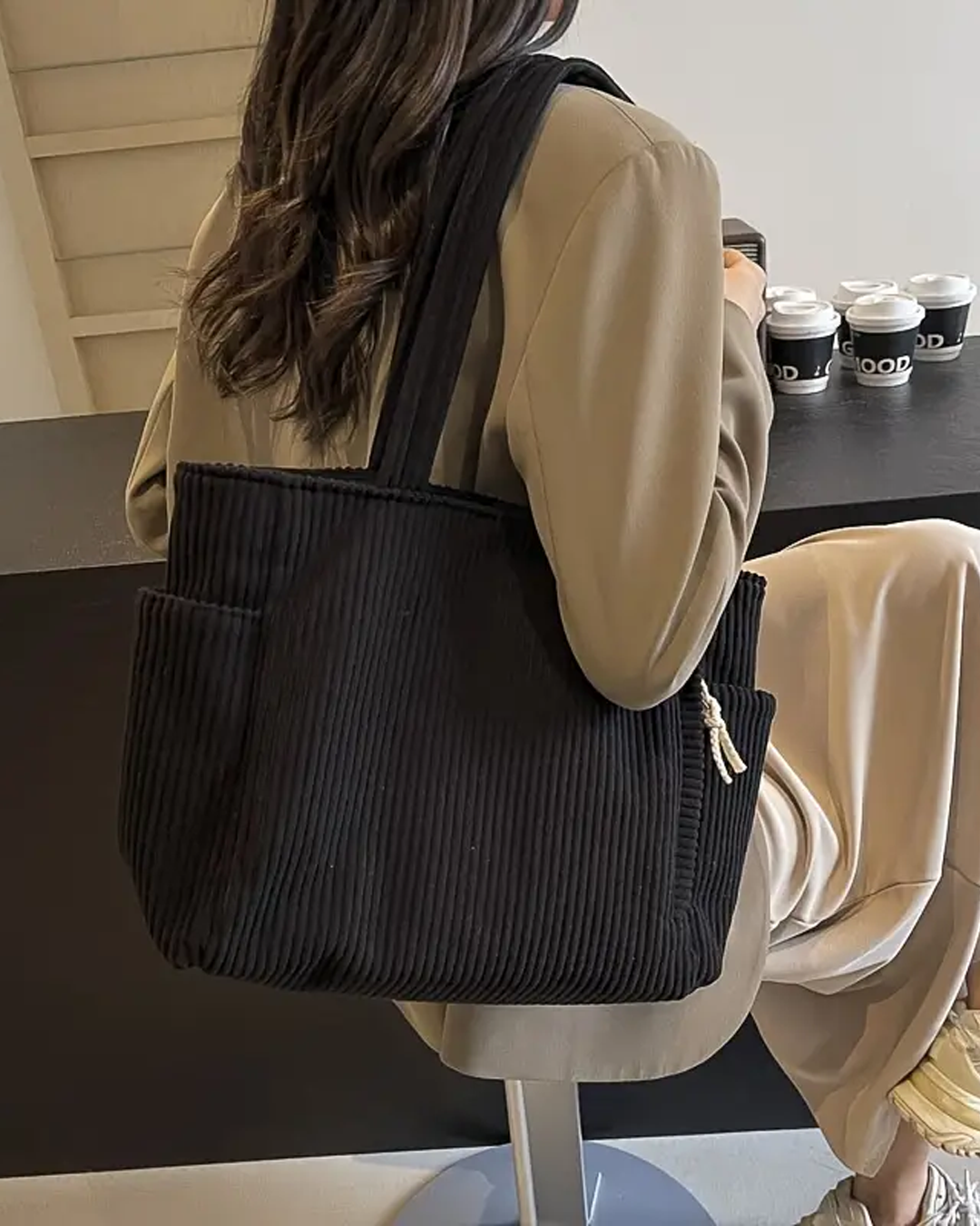 Elise™ Ribbed Everyday Tote