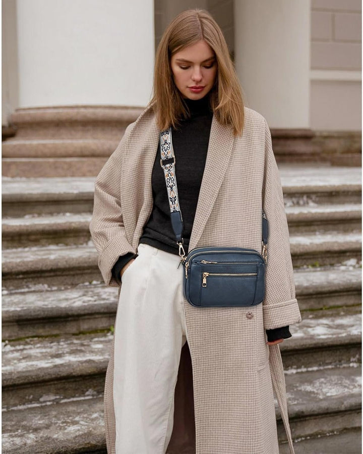 Camille™ Refined Leather Shoulder Bag
