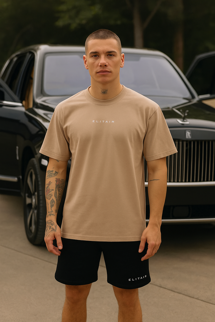 Limited Alev Kartal Tişört – Bej