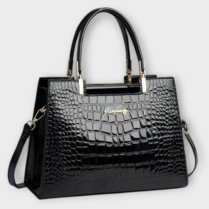 Brooke™ Glossy Croc Handbag