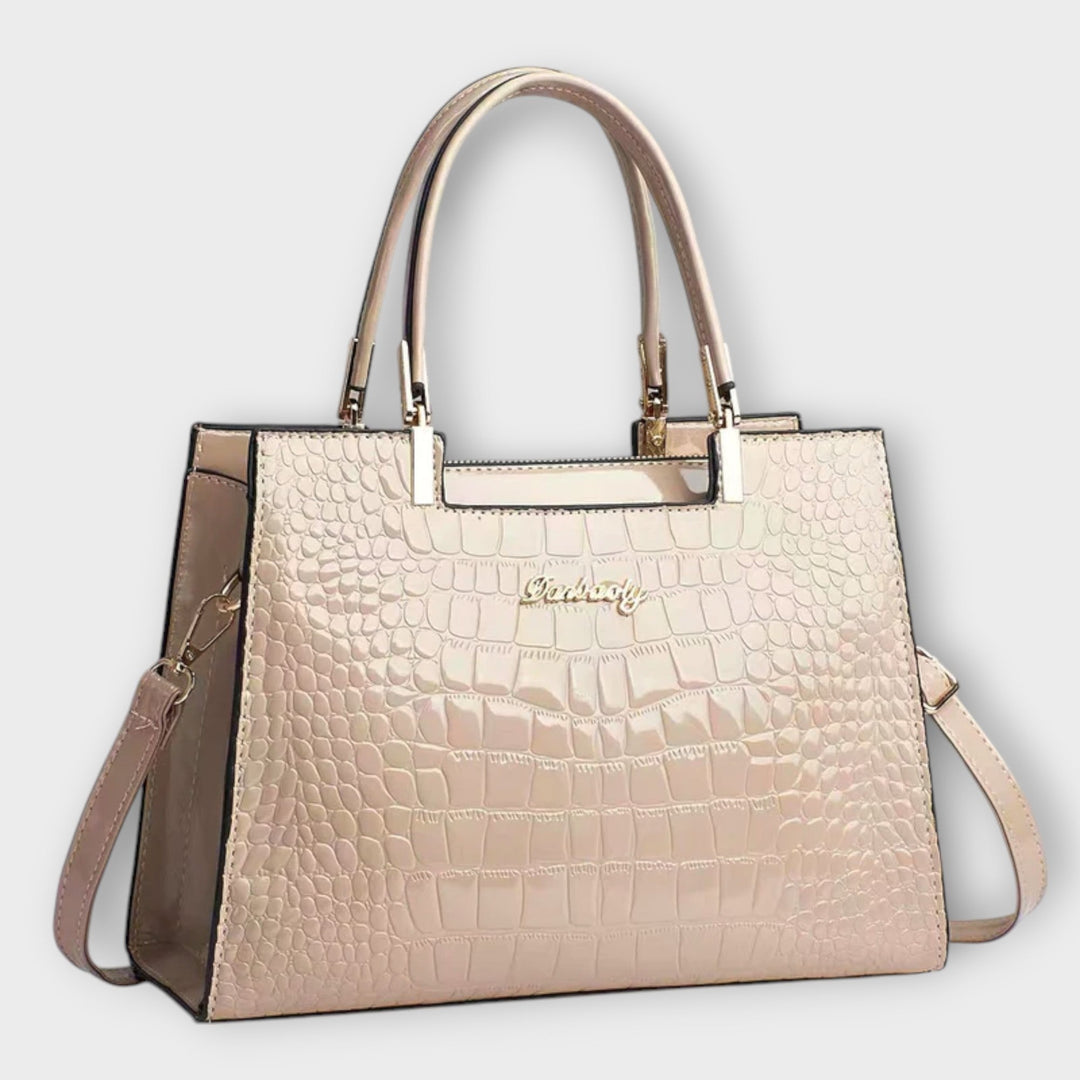 Brooke™ Glossy Croc Handbag
