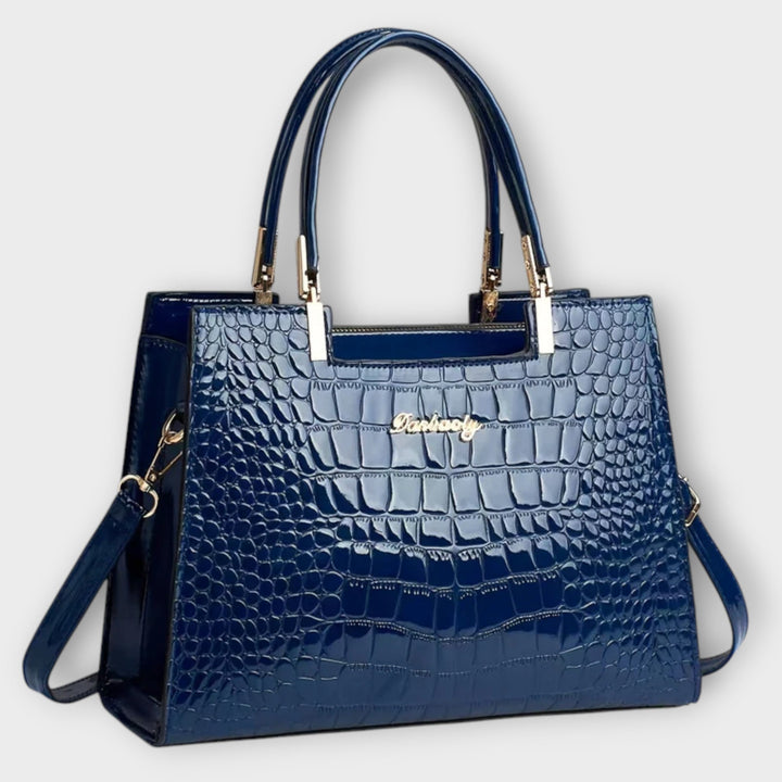Brooke™ Glossy Croc Handbag