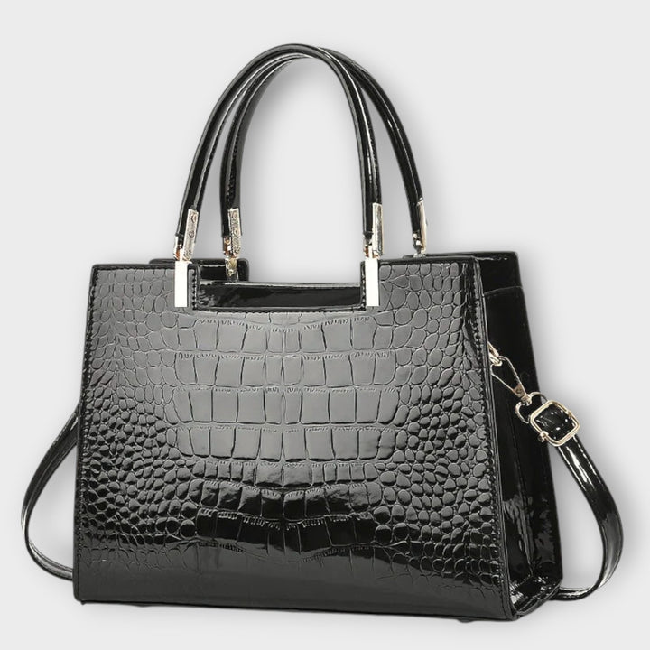 Brooke™ Glossy Croc Handbag