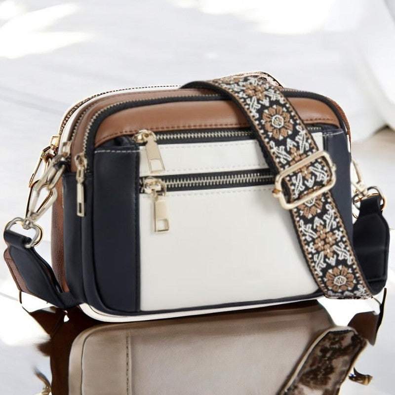 Camille™ Refined Leather Shoulder Bag
