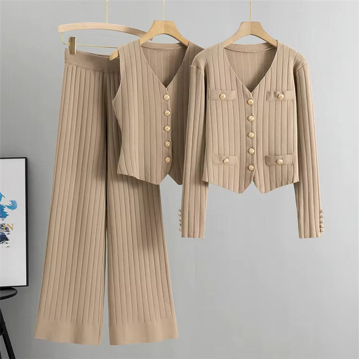 Amelia™ - Elegant Vest Co-Ord Set