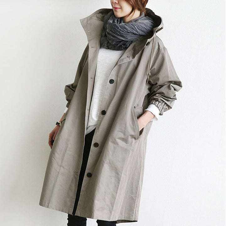 Melinda | Hooded Trench Coat