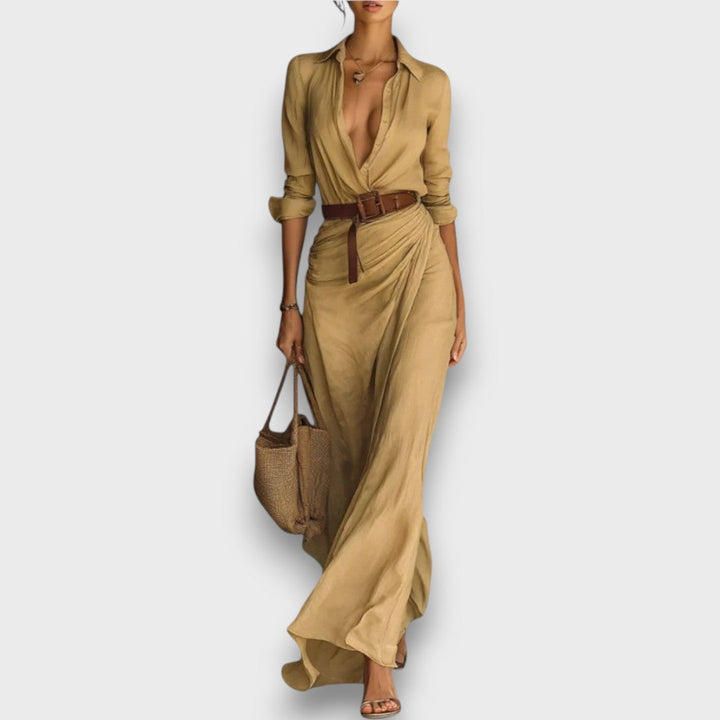 Nirelle – Wrap Dress with Waist Belt
