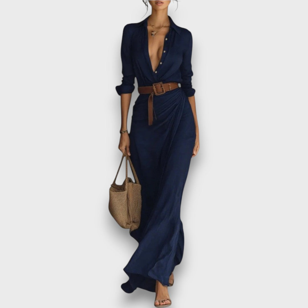 Nirelle – Wrap Dress with Waist Belt